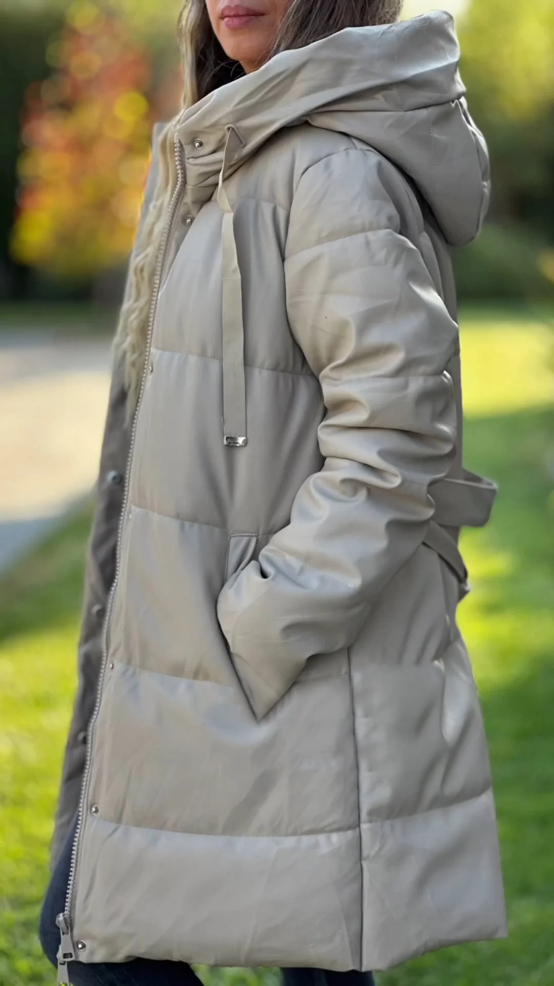 Women's Hooded Long-sleeved Casual Cotton Coat